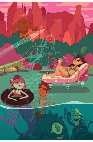 Bravest Warriors 9C published by Boom! with cover art by Claire Hummel