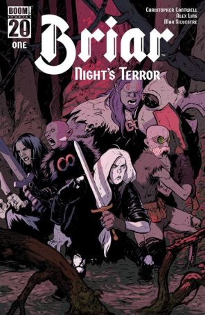 Briar: Night's Terror 1A published by Boom! with cover art by Alex Lins