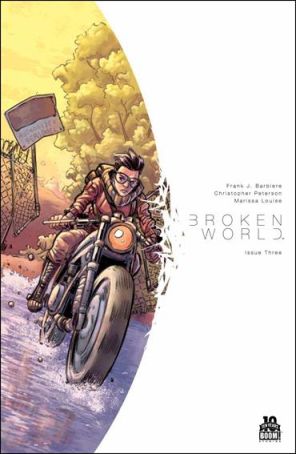 Broken World 3 published by Boom! with cover art by Christopher Peterson