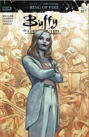 Buffy the Vampire Slayer (Boom!) 21A published by Boom! with cover art by David Lopez