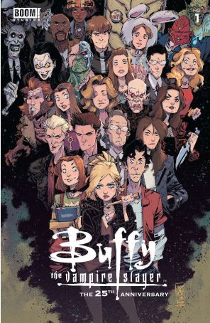 Buffy the Vampire Slayer 25th Anniversary Special 1B published by Boom! with cover art by Jorge Corona