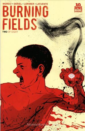 Burning Fields 2 published by Boom! with cover art by Colin Lorimer