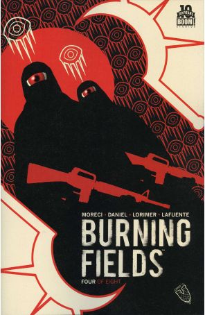 Burning Fields 4 published by Boom! with cover art by Colin Lorimer