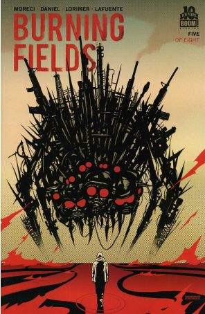 Burning Fields 5 published by Boom! with cover art by Colin Lorimer