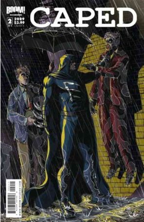 Caped 2A published by Boom! with cover art by Saumin Patel