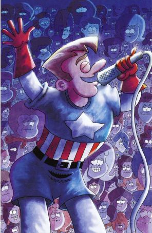 Captain American Idol (Rich Johnston's) 1A published by Boom! with cover art by Fred Hembeck