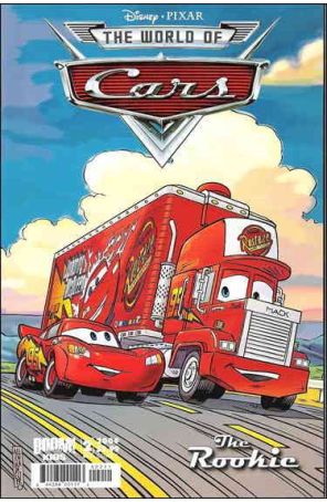 Cars: The Rookie 2B published by Boom! with cover art by Allen Gladfelter