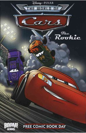 Cars: The Rookie FCBD 1 published by Boom! with cover art by Allen Gladfelter
