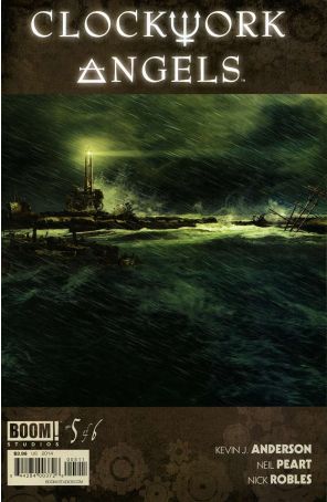 Clockwork Angels (Boom!) 5 published by Boom! with cover art by Hugh Syme