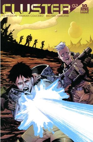 Cluster 2 published by Boom! with cover art by James Stokoe