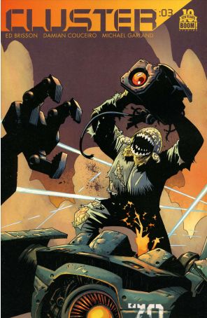 Cluster 3 published by Boom! with cover art by Damian Couceiro
