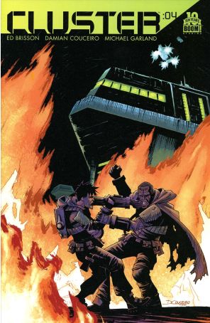 Cluster 4 published by Boom! with cover art by Damian Couceiro