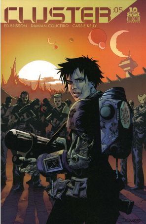 Cluster 5 published by Boom! with cover art by Damian Couceiro