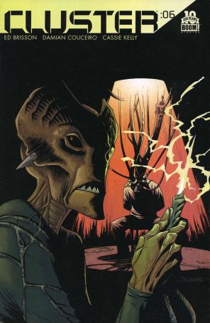 Cluster 6 published by Boom! with cover art by Damian Couceiro