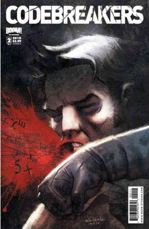 Codebreakers 2B published by Boom! with cover art by Brett Weldele