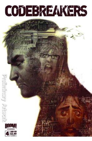 Codebreakers 4A published by Boom! with cover art by Julian Tedesco