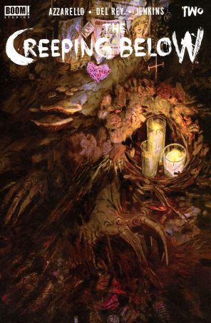 The Creeping Below 2A published by Boom! with cover art by Vanesa Del Rey