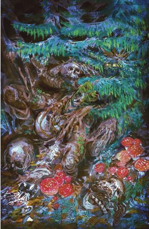 The Creeping Below 3F published by Boom! with cover art by Vanesa Del Rey