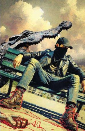 Crocodile Black 1D published by Boom! with cover art by Christian Ward