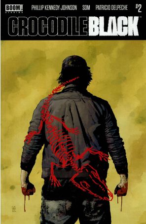 Crocodile Black 2A published by Boom! with cover art by Andrea Sorrentino