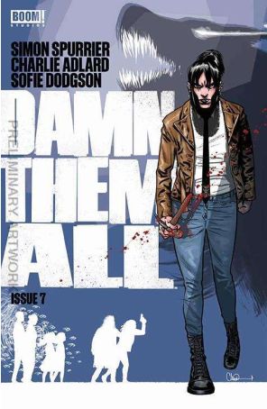 Damn Them All 7A published by Boom! with cover art by Charlie Adlard