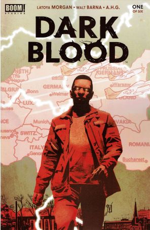 Dark Blood 1A published by Boom! with cover art by Valentine De Landro