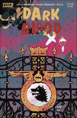 Dark Blood 4B published by Boom! with cover art by Juni Ba