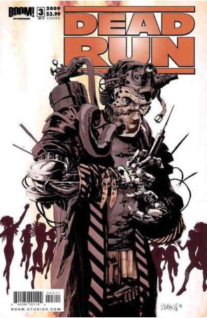 Dead Run 3B published by Boom! with cover art by Jason Alexander