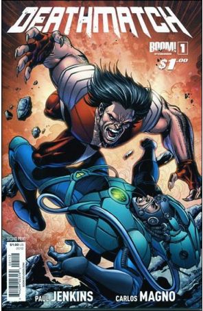 Deathmatch 1 (2nd) published by Boom! with cover art by Whilce Portacio