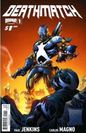 Deathmatch 1A published by Boom! with cover art by Whilce Portacio