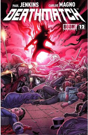 Deathmatch 12 published by Boom! with cover art by Carlos Magno