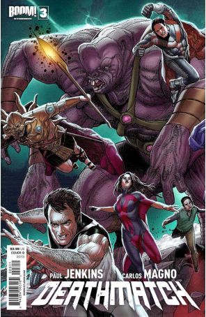 Deathmatch 3B published by Boom! with cover art by Carlos Magno