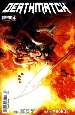 Deathmatch 4B published by Boom! with cover art by Whilce Portacio