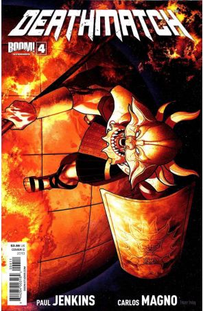 Deathmatch 4C published by Boom! with cover art by Whilce Portacio