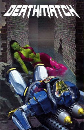 Deathmatch 4F published by Boom! with cover art by Jung-Geun Yoon
