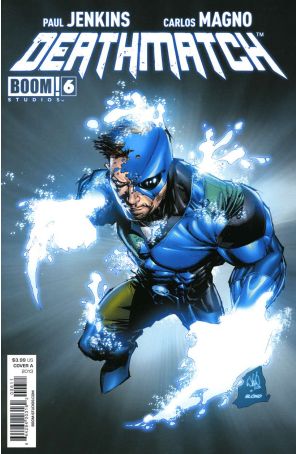Deathmatch 6A published by Boom! with cover art by Whilce Portacio