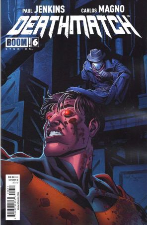 Deathmatch 6B published by Boom! with cover art by Reilly Brown