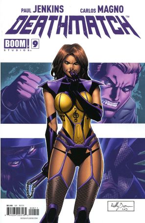 Deathmatch 9 published by Boom! with cover art by Reilly Brown
