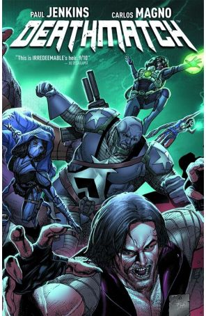 Deathmatch TPB 2 published by Boom! with cover art by Carlos Magno