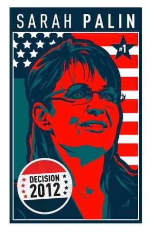 Decision 2012: Sarah Palin 1 published by Boom! with cover art by Jeffrey Spokes