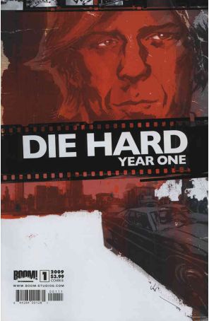 Die Hard: Year One 1B published by Boom! with cover art by Jock