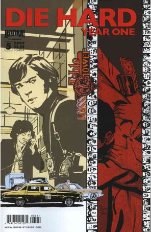 Die Hard: Year One 5B published by Boom! with cover art by John Paul Leon