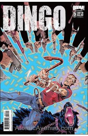 Dingo 3A published by Boom! with cover art by Francesco Biagini