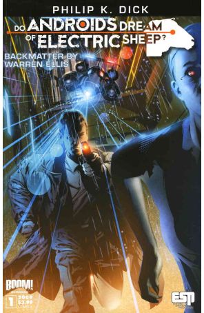 Do Androids Dream of Electric Sheep? 1A published by Boom! with cover art by Dennis Calero