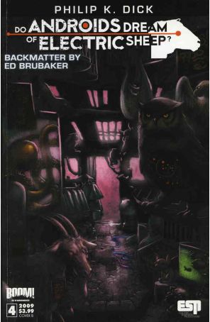 Do Androids Dream of Electric Sheep? 4B published by Boom! with cover art by Sophronius Moritat