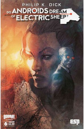 Do Androids Dream of Electric Sheep? 6B published by Boom! with cover art by Brett Weldele