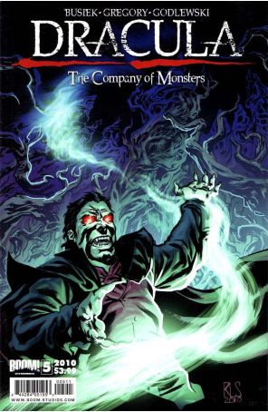 Dracula: The Company of Monsters 5 published by Boom! with cover art by Ron Salas