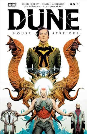 Dune: House Atreides 1A published by Boom! with cover art by Jae Lee