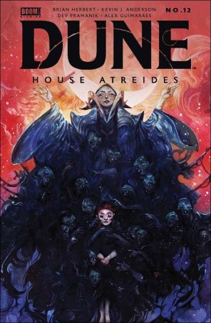 Dune: House Atreides 12B published by Boom! with cover art by Jakub Rebelka