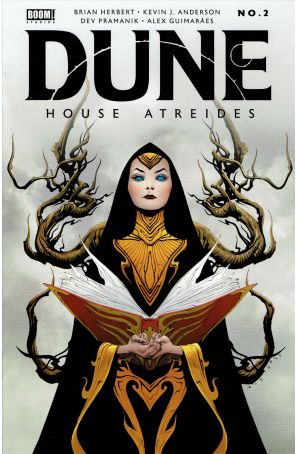 Dune: House Atreides 2A published by Boom! with cover art by Jae Lee